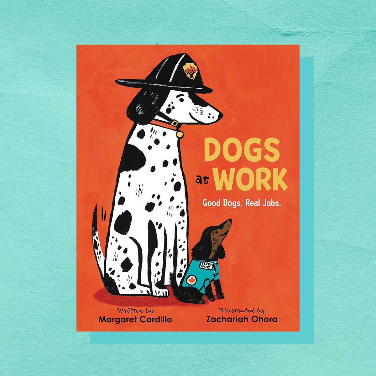Book cover of Dogs at Work by Margaret Cardillo