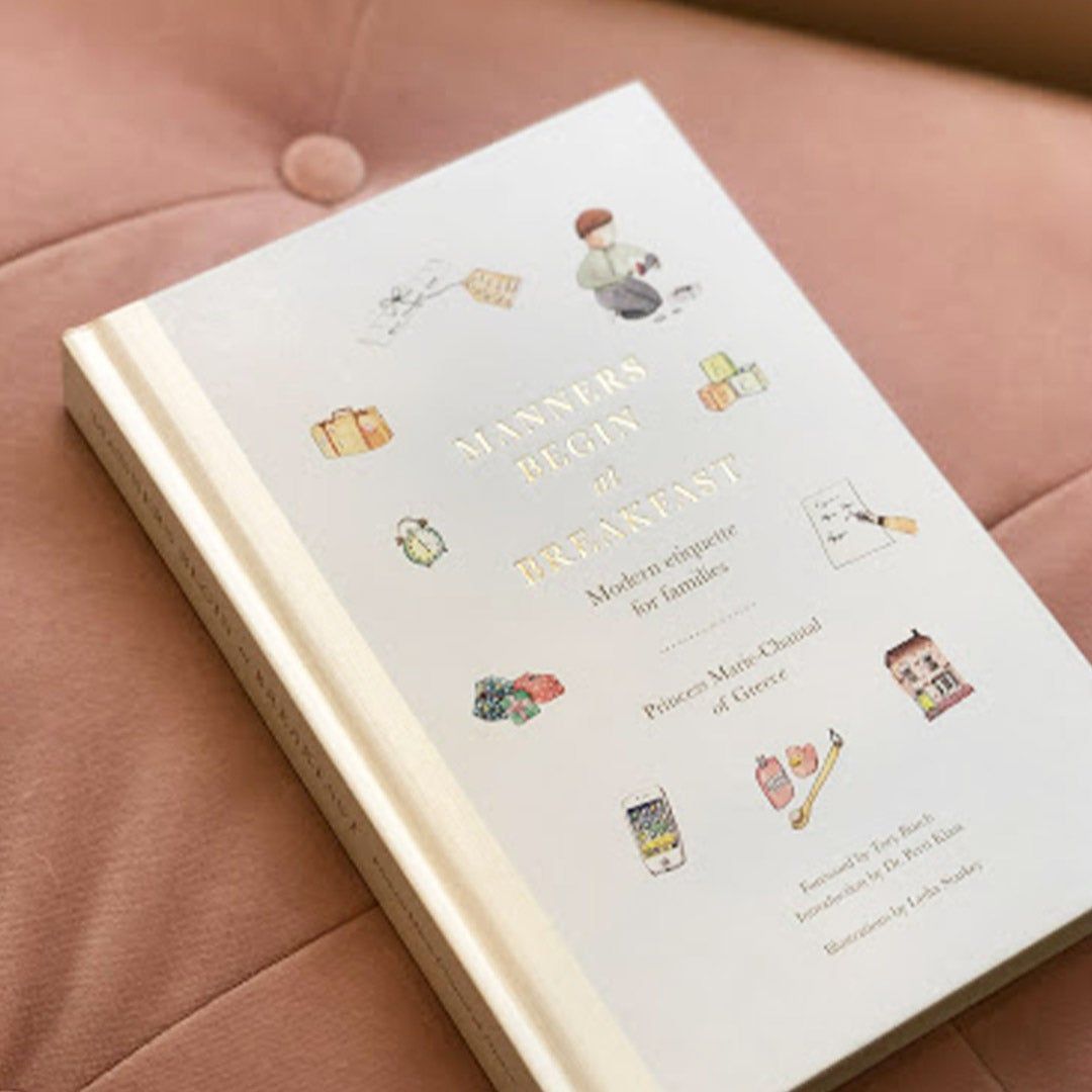 cover of Marie-Chantal's book “Manners Begin At Breakfast” 