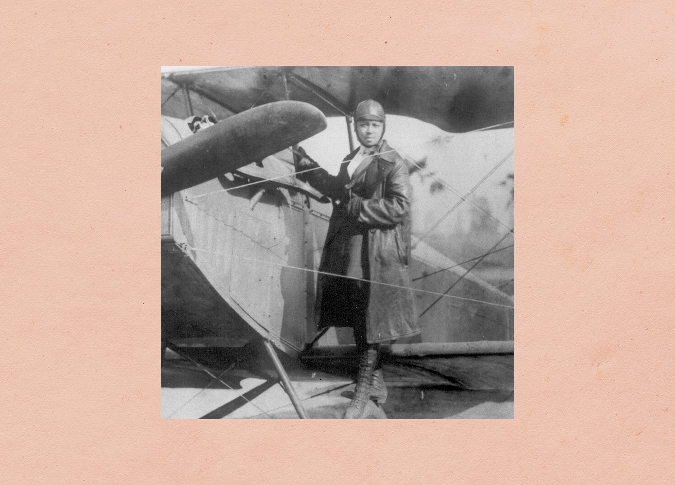 portrait of pilot Bessie Coleman
