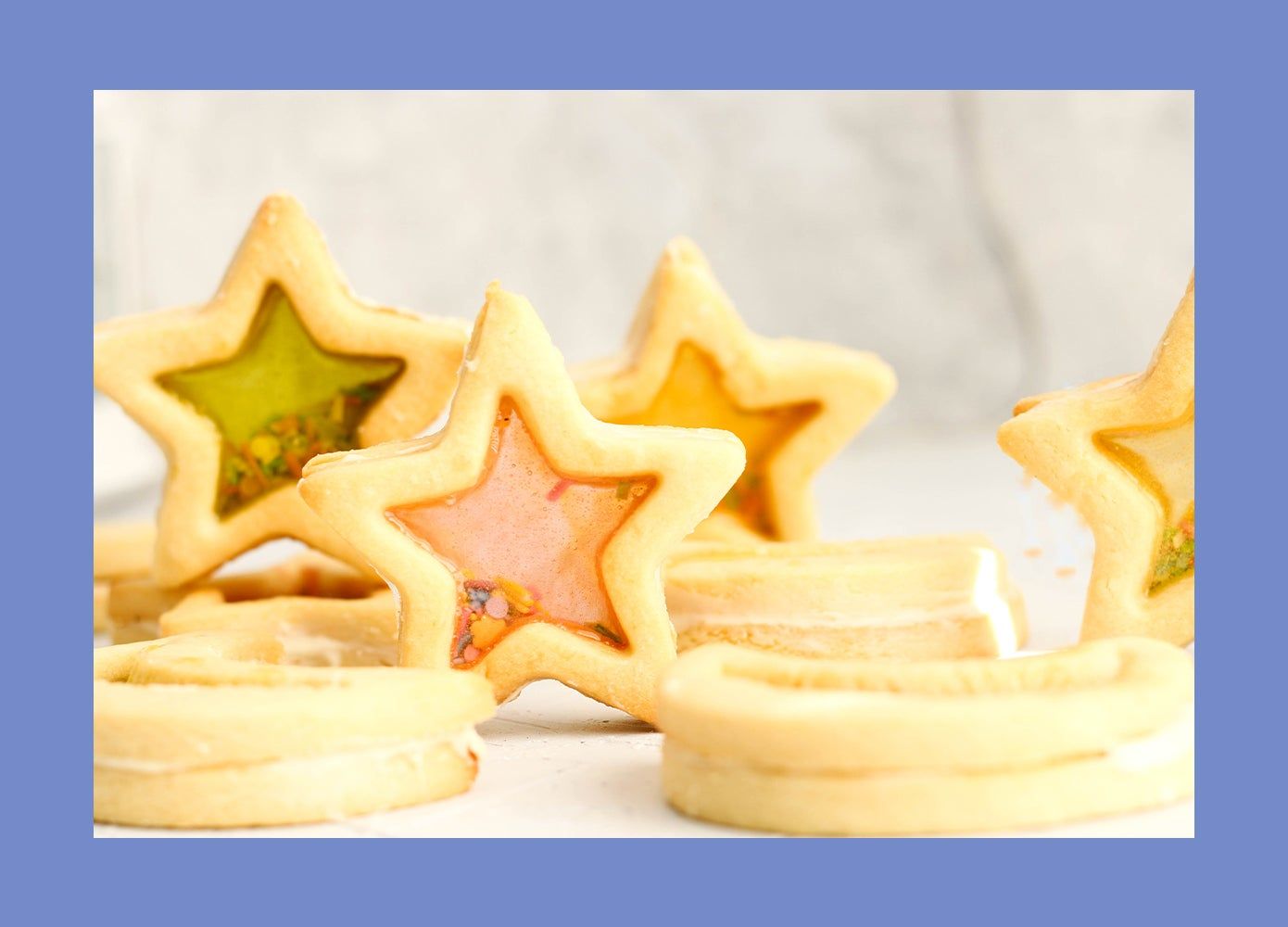 Star shaped cookies to make with kids.