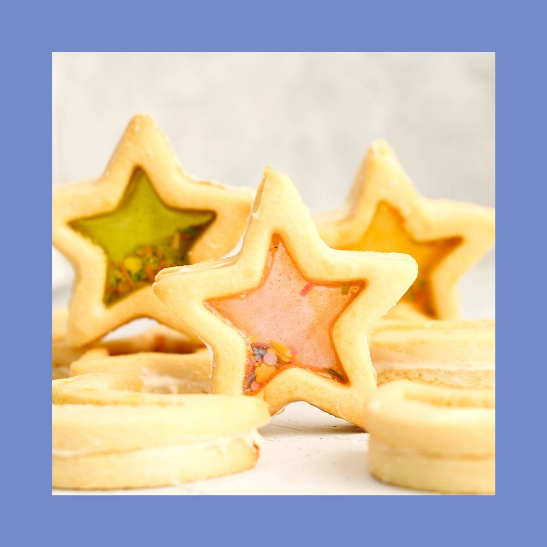 Star shaped cookies to make with kids.
