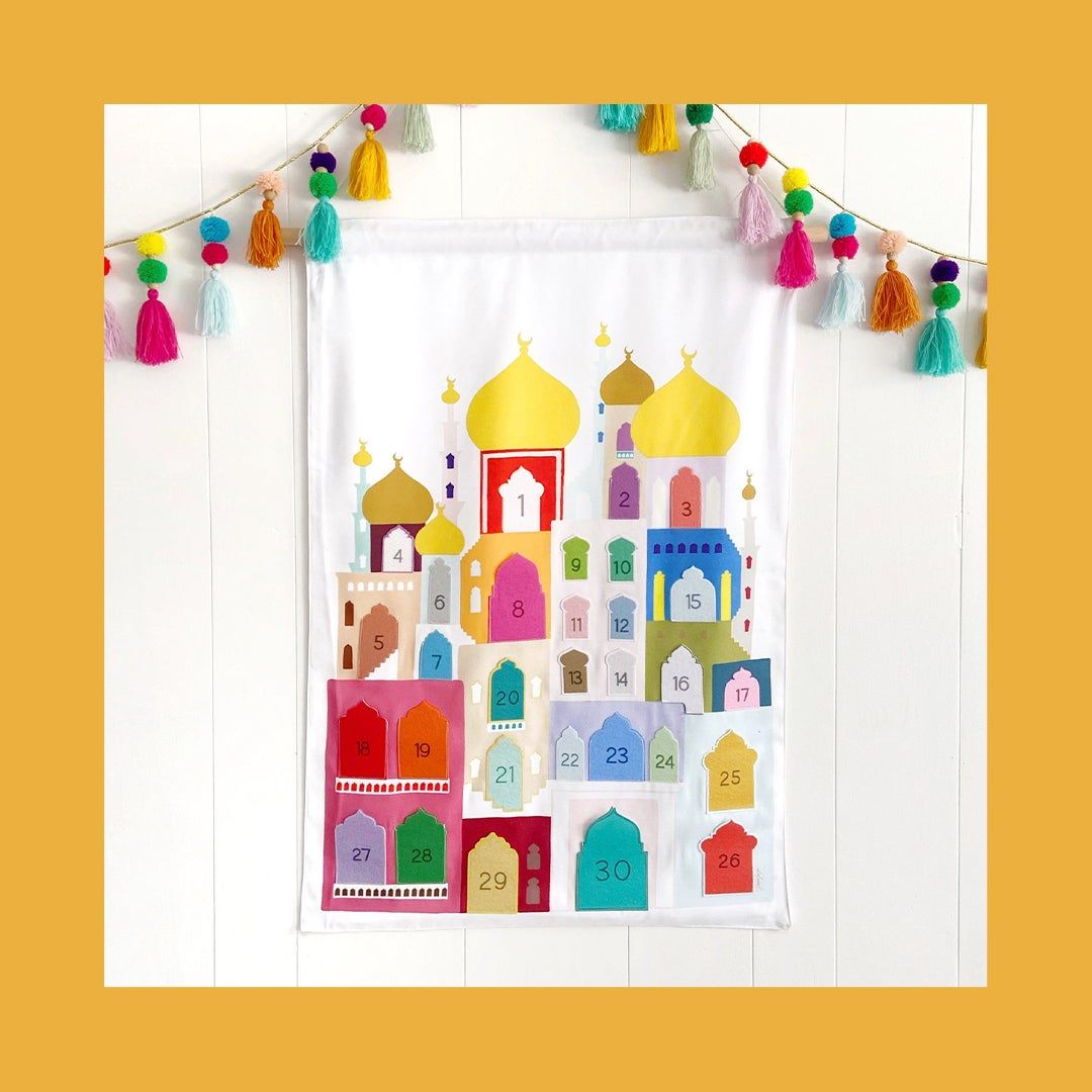 Colorful Ramadan countdown calendar