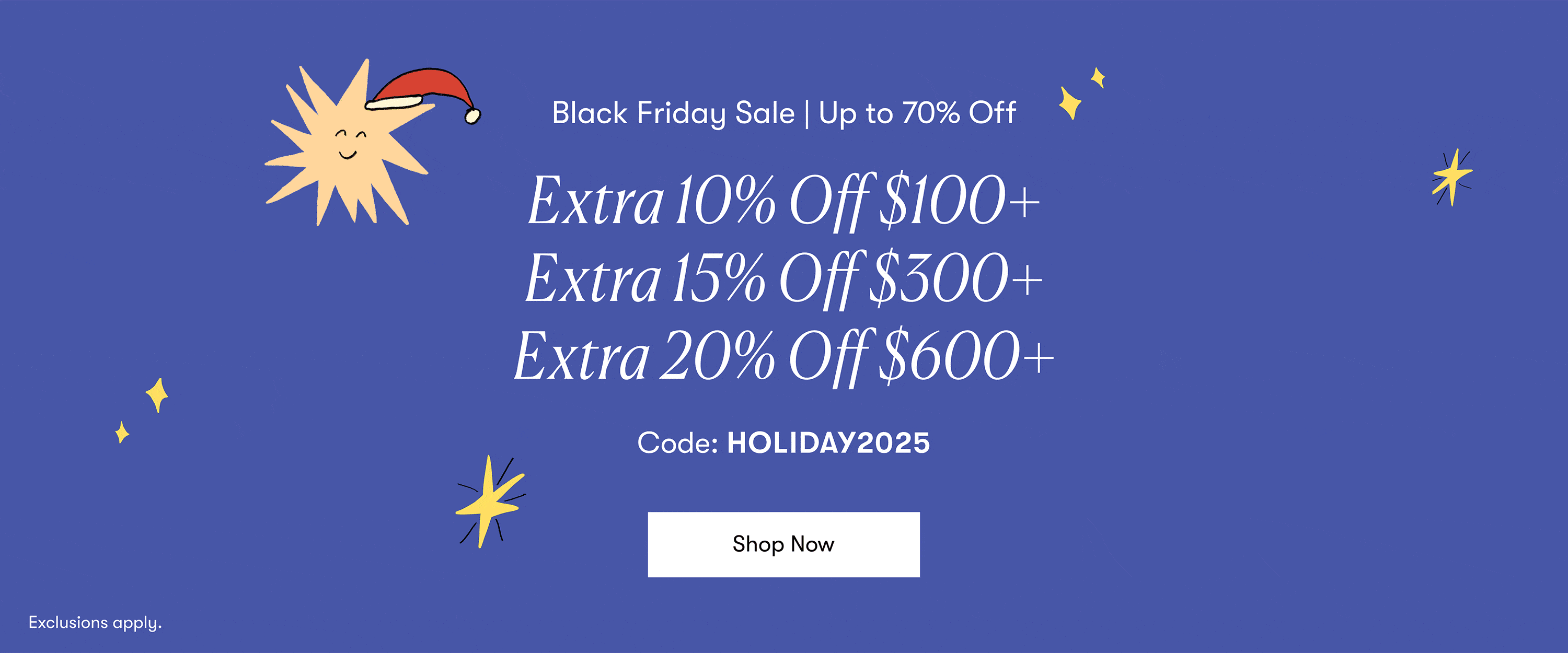 Black Friday Sitewide Sale