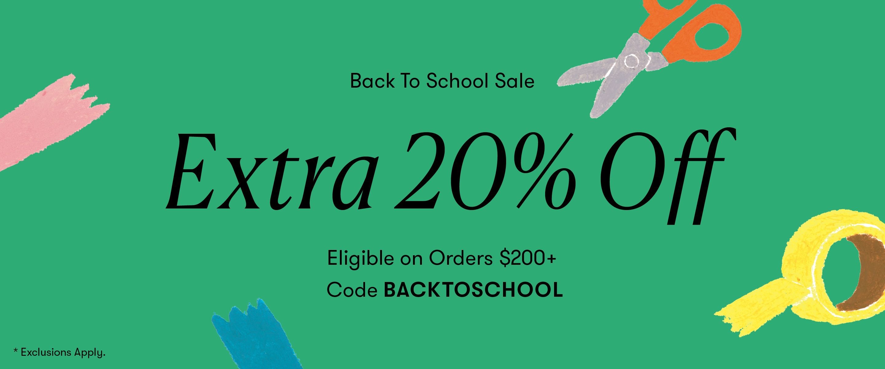 Back-to-School Sale
