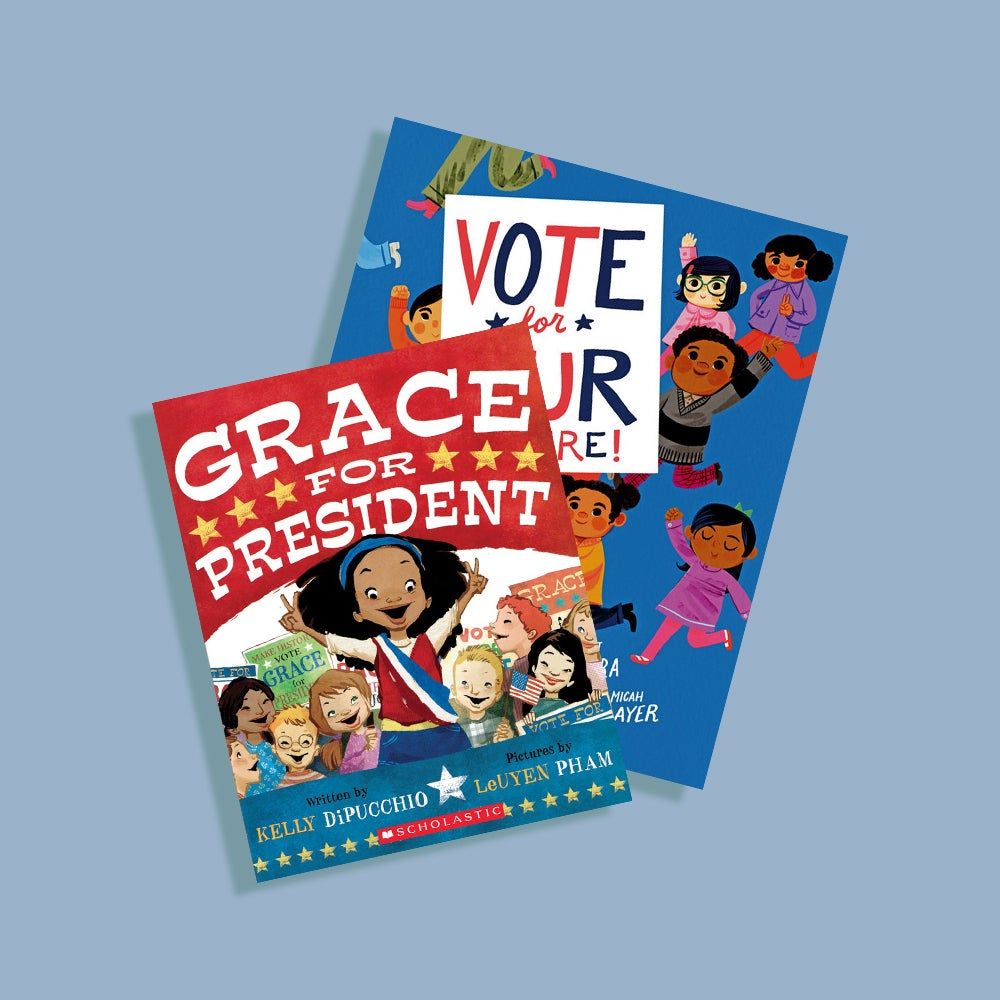 Two children's books about voting