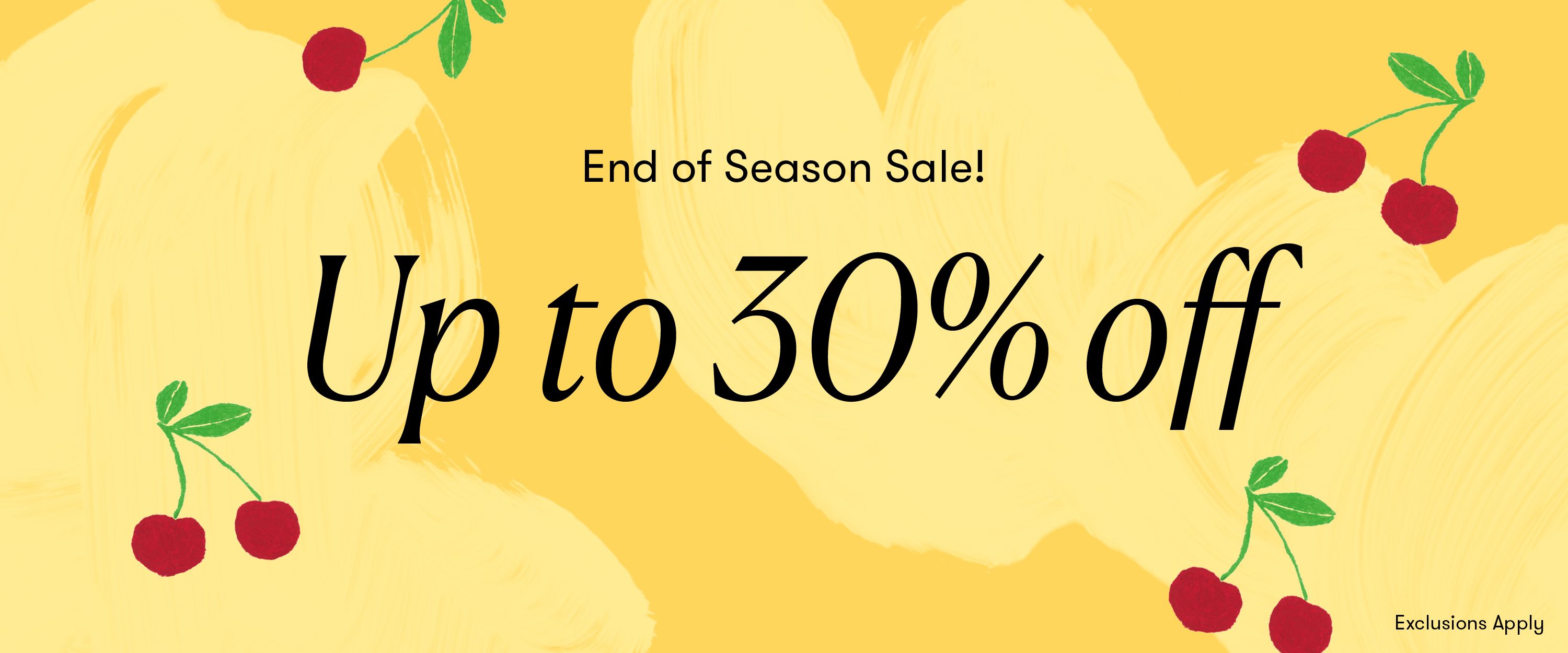 End Of Season Sale