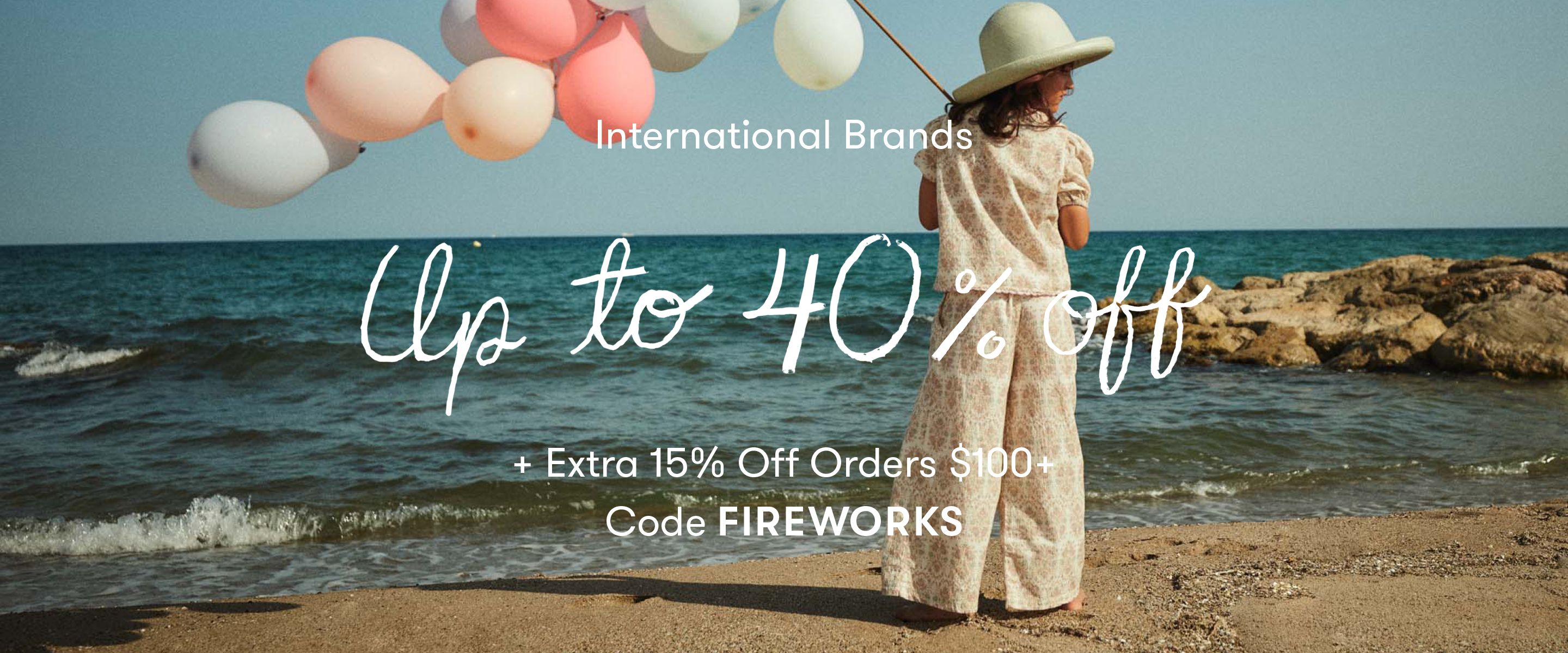 International - Up to 40%