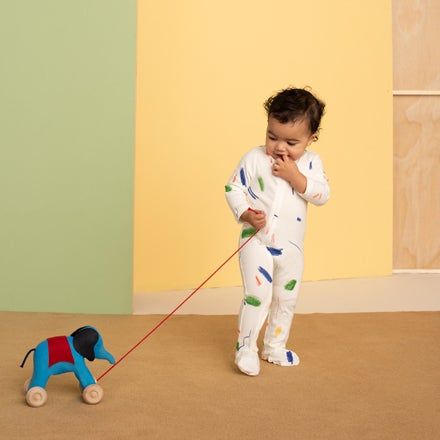 baby boy in bodysuit