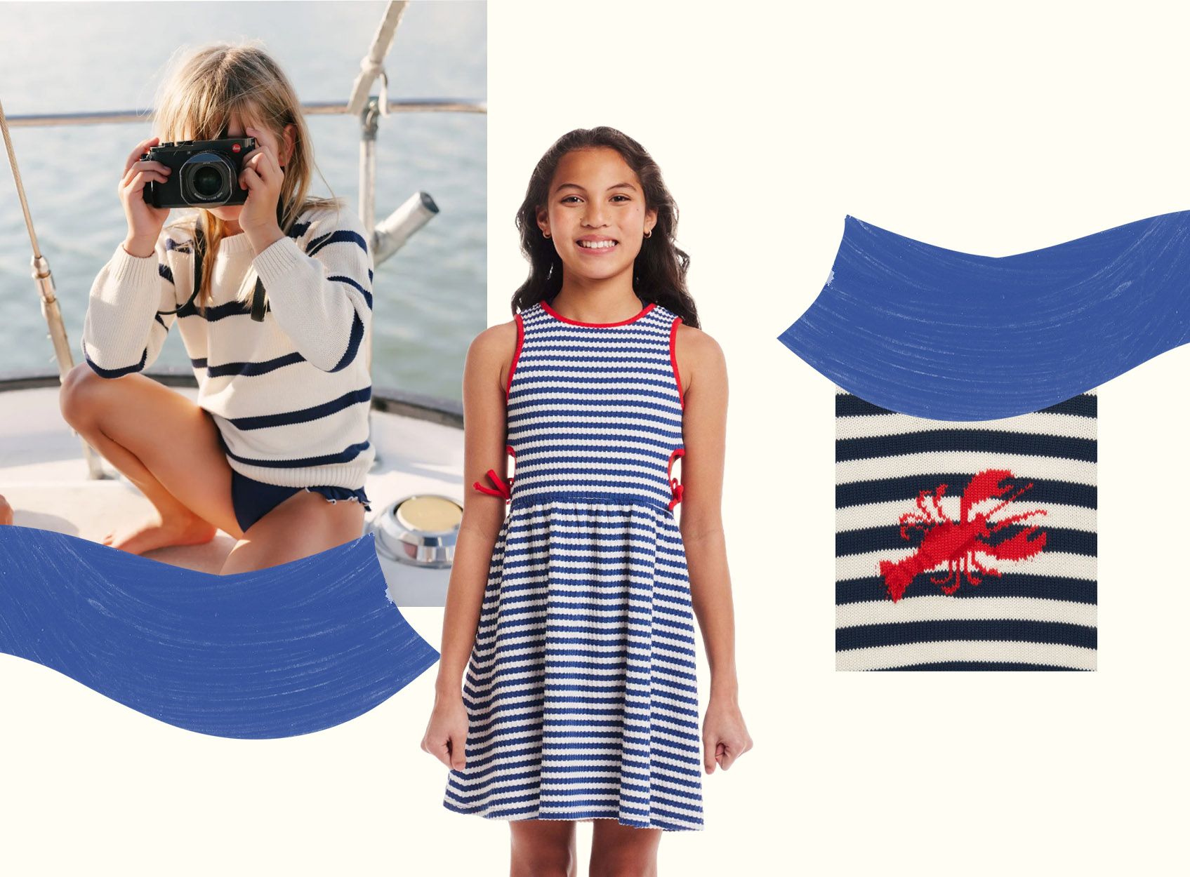A collage of Fisherman's Aesthetic trend.