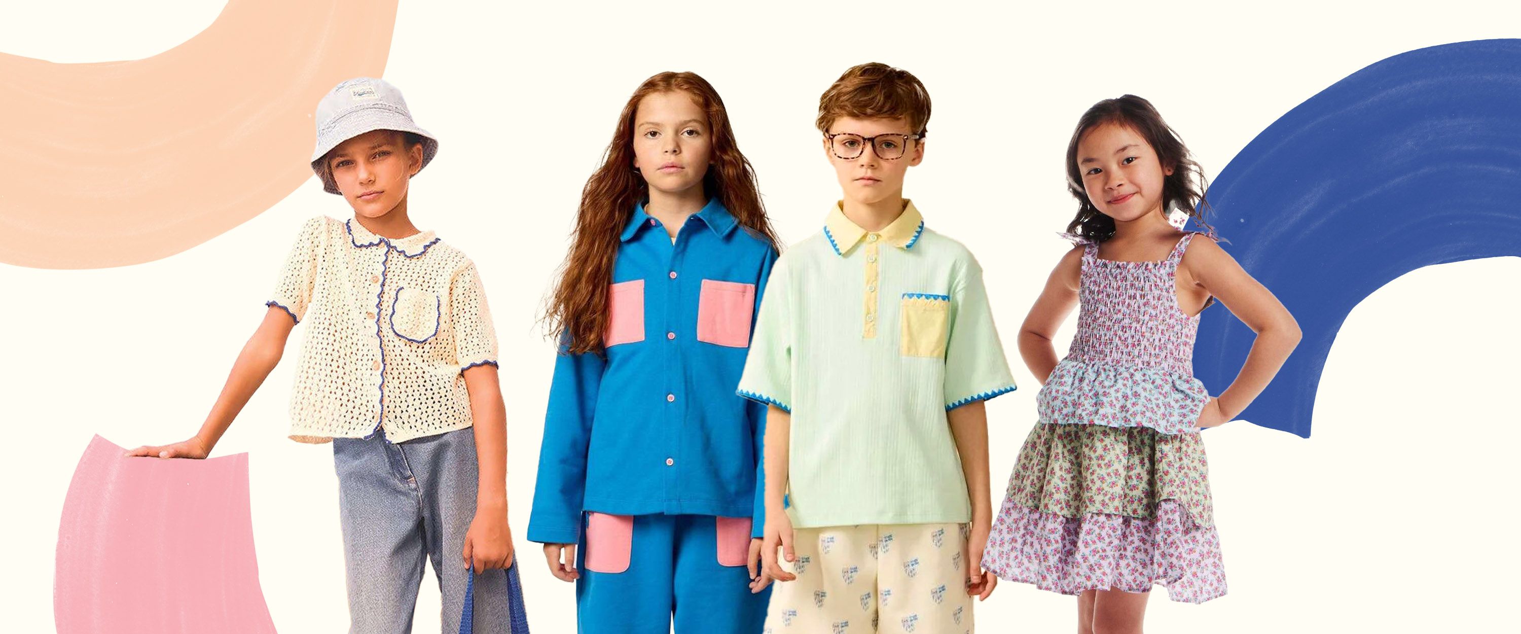 Collage of Spring fashion trends for 2025