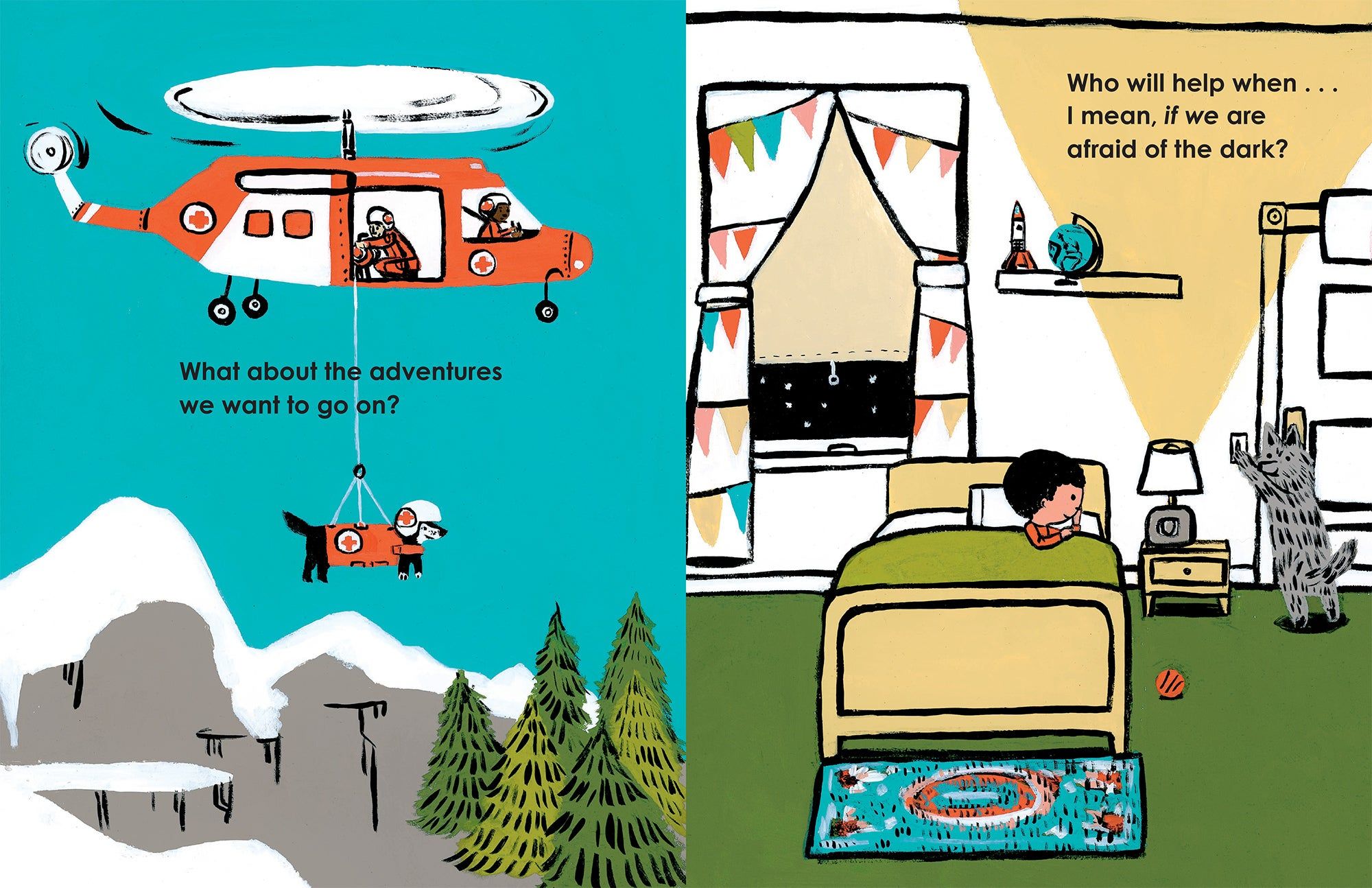 Illustrations by Zachariah Ohora from Dogs at Work