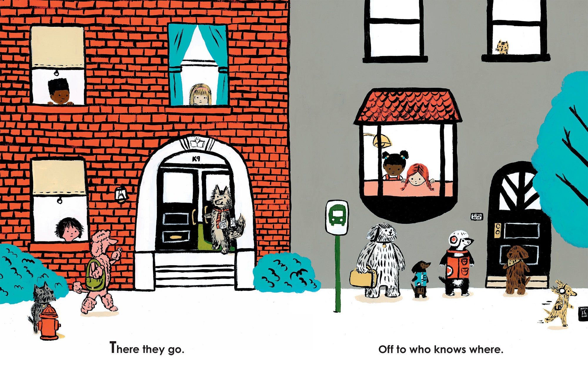 Illustrations by Zachariah Ohora from Dogs at Work