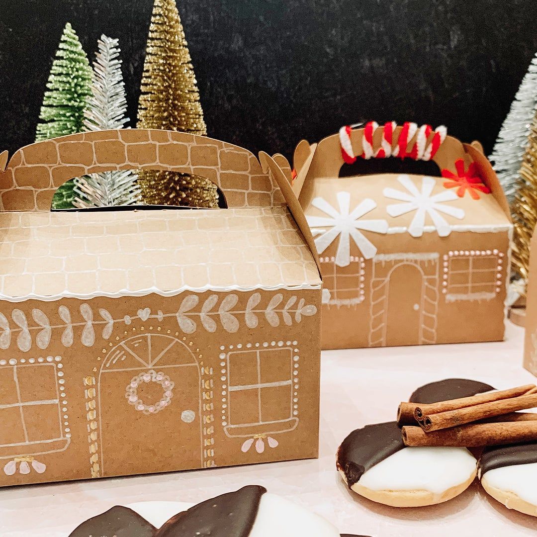 DIY Gingerbread House Box