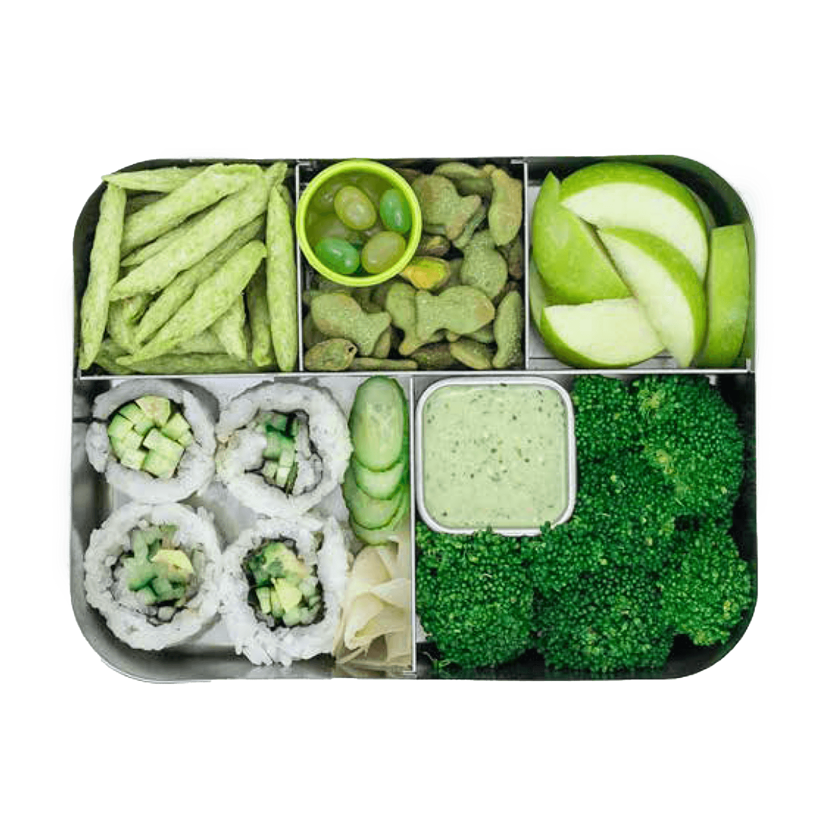 Smash ~ Multi Compartment Snack Lunch Box Container Tube Food