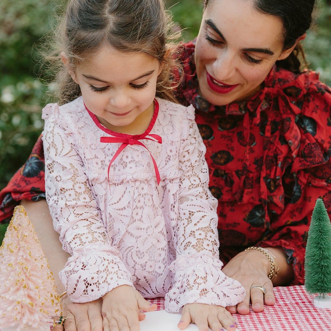 girl writing a letter to Santa