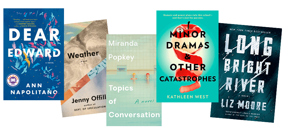 carousel of book covers for spring break 