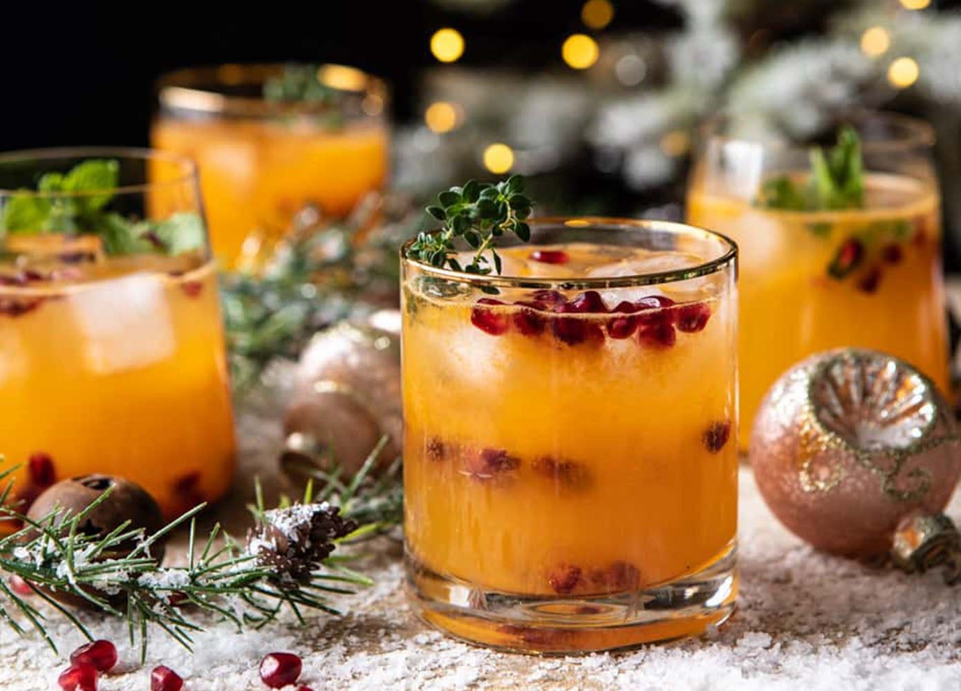 Holly Jolly Christmas Citrus Cocktail