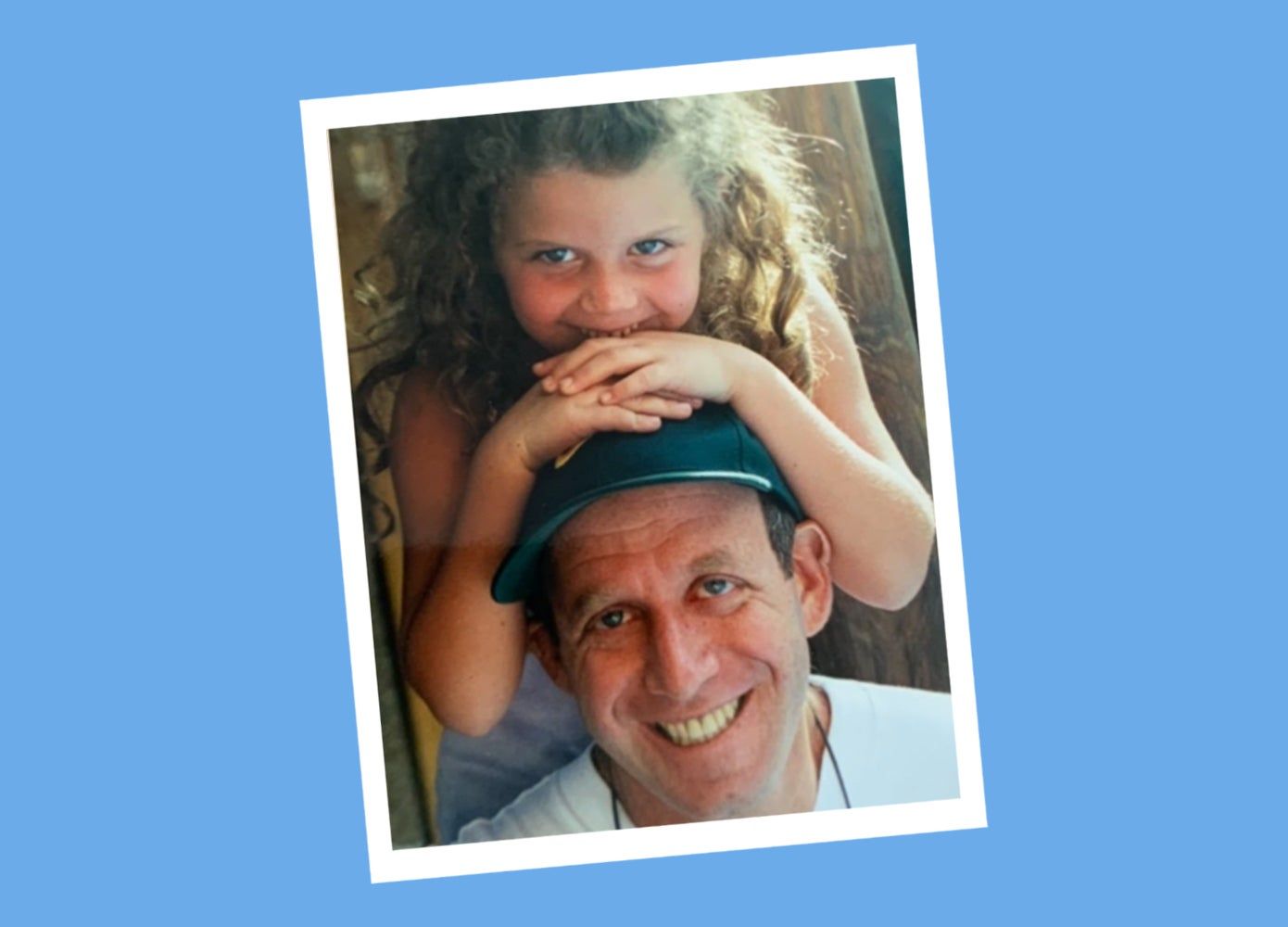 Maisonette team member Jesse Drucker with her dad as a child