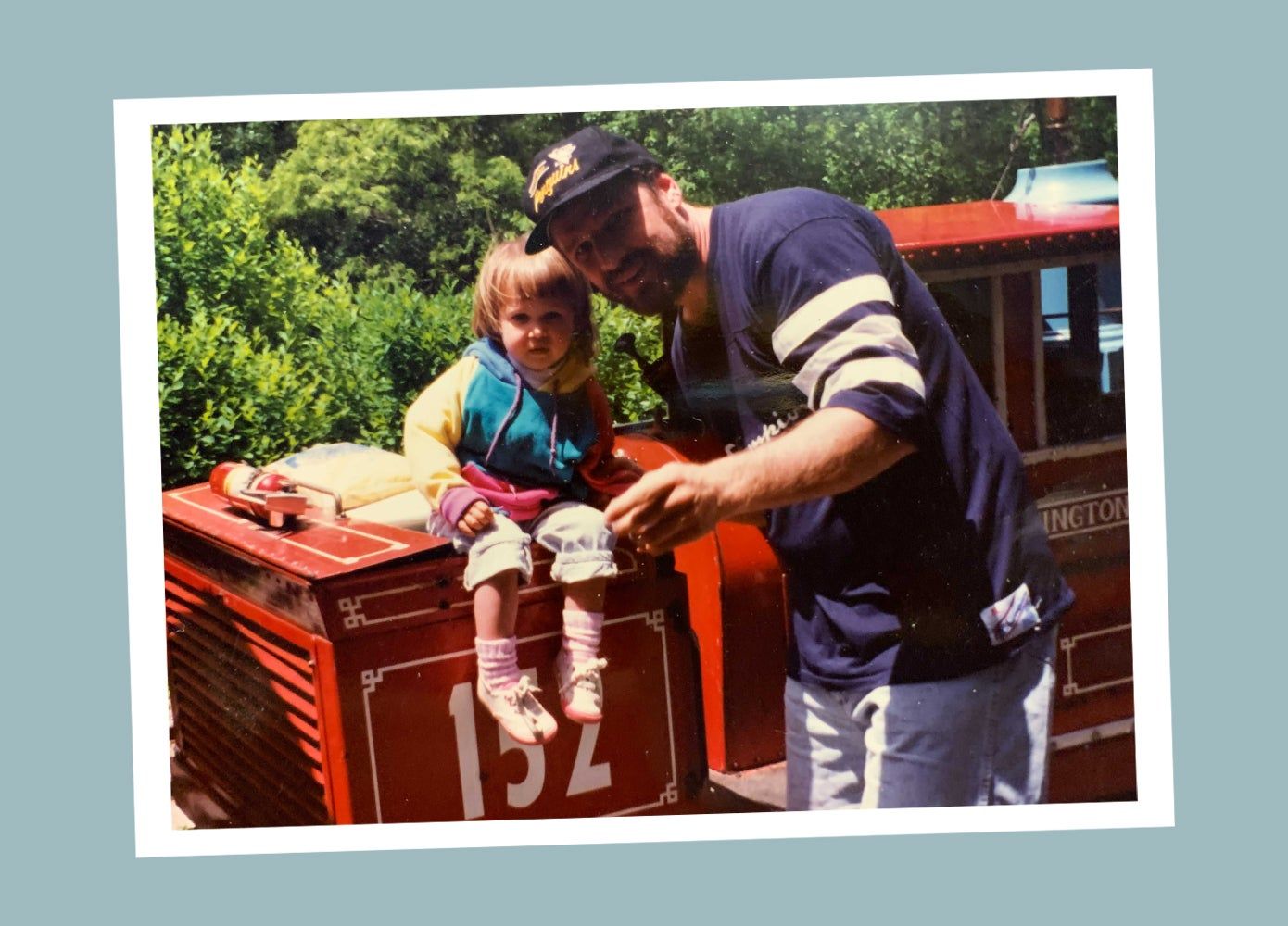 Maisonette team member Jessica Kilwinski with her father