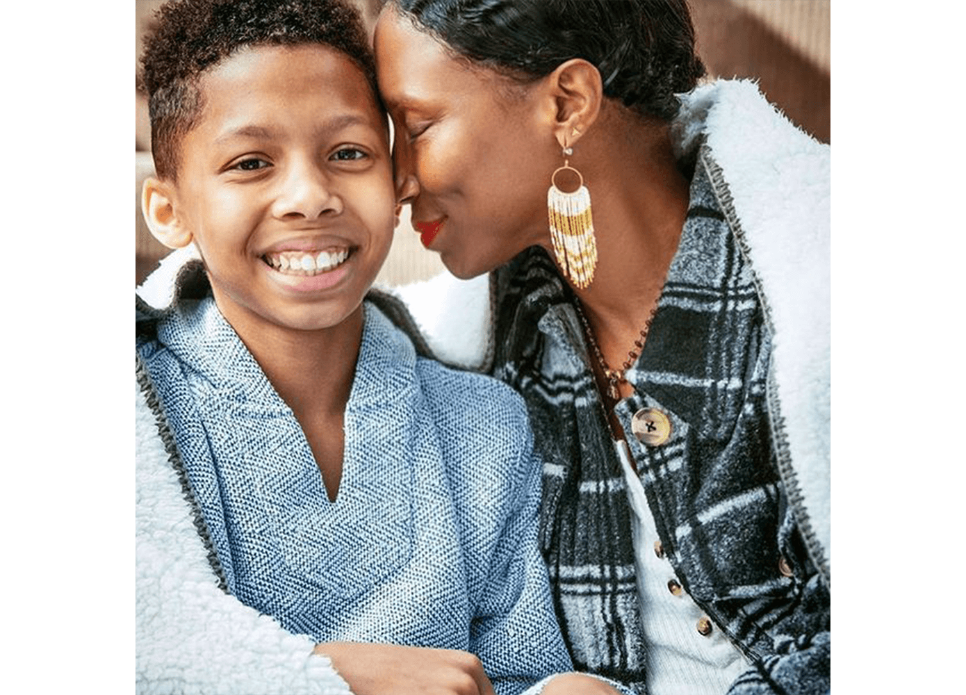 Jodie Patterson and son Penelope