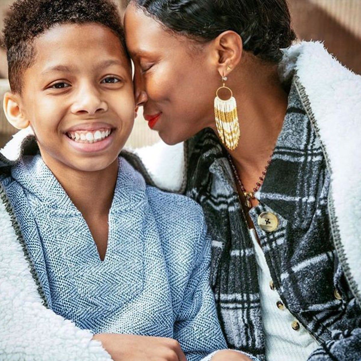 Jodie Patterson and son Penelope