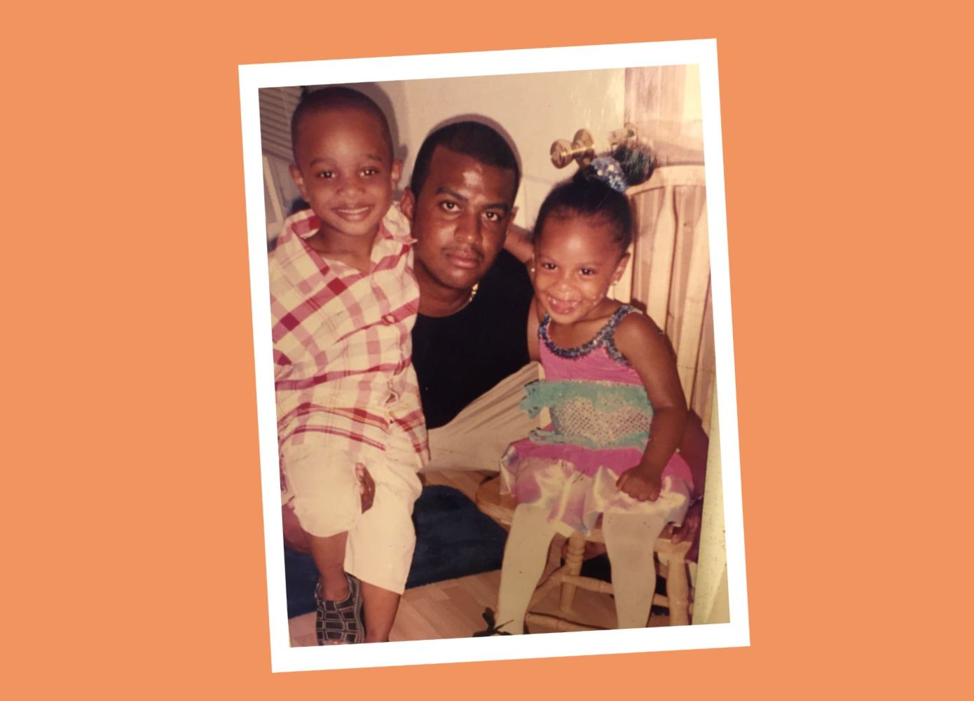 Maisonette team member Kala Fogg with her dad and brother