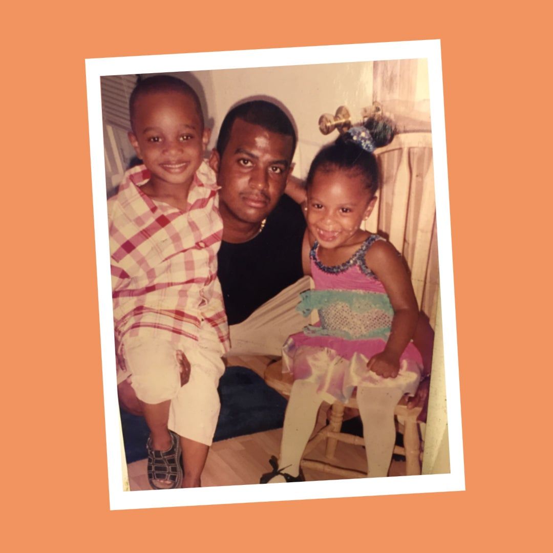 Maisonette team member Kala Fogg with her dad and brother
