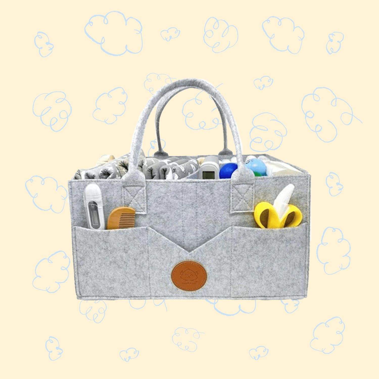 KeaBabies Original 2.0 Diaper Caddy