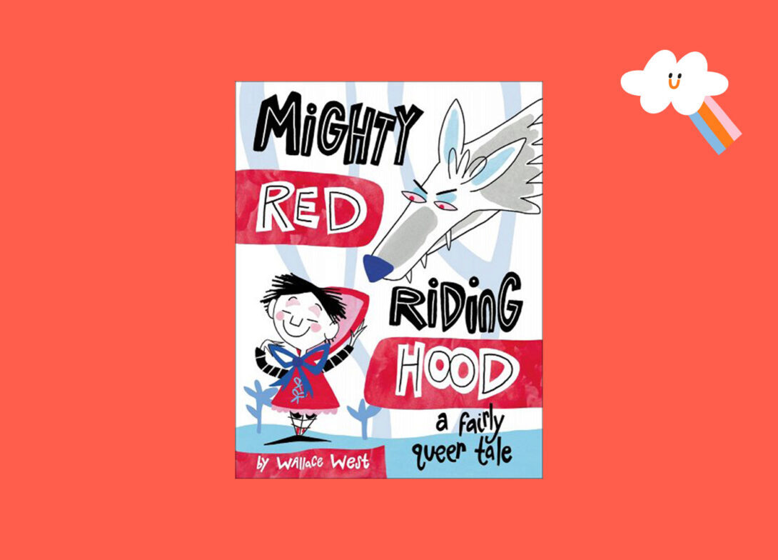 "Mighty Red Riding Hood" book cover by Wallace West