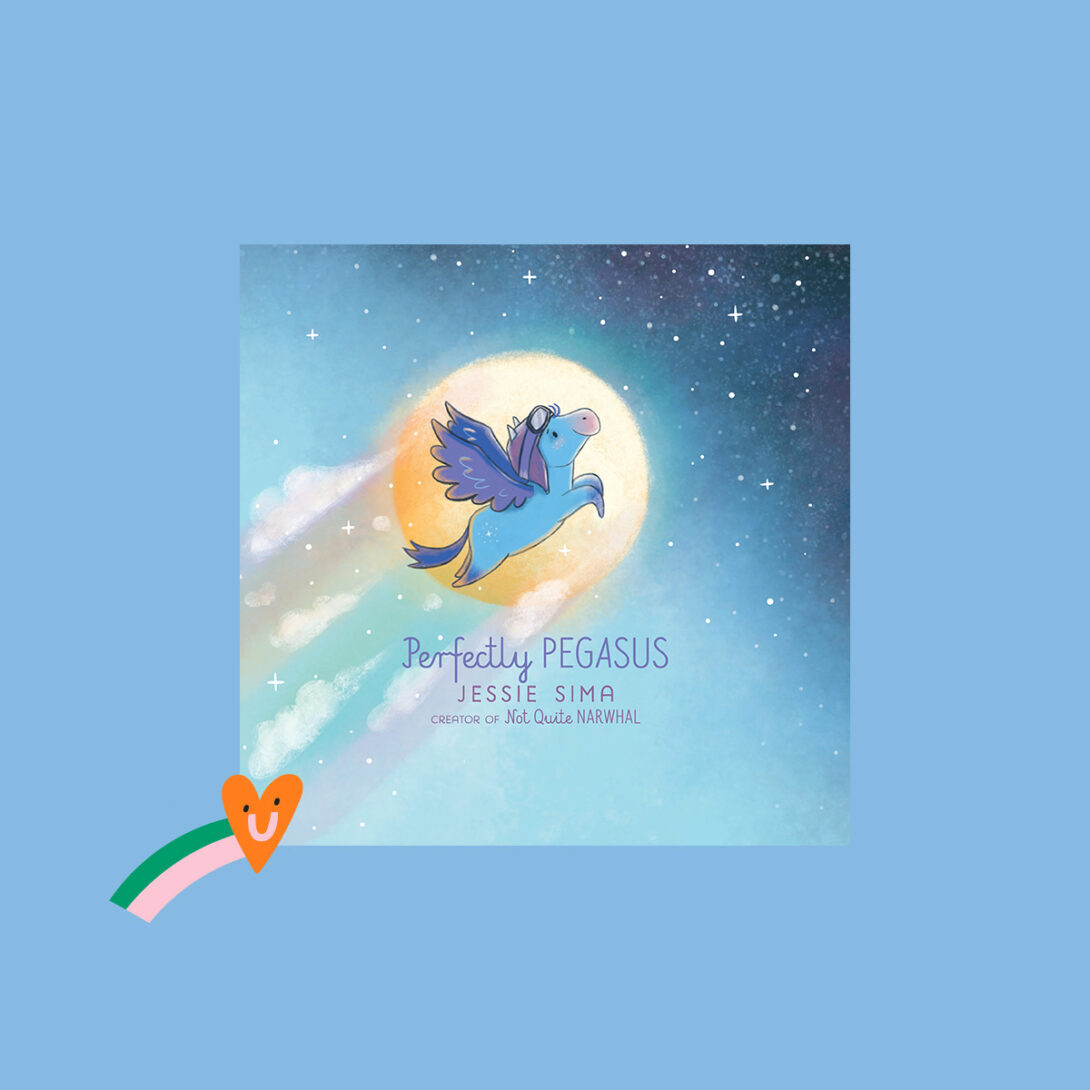 "Perfectly Pegasus" book cover by Jessie Sima