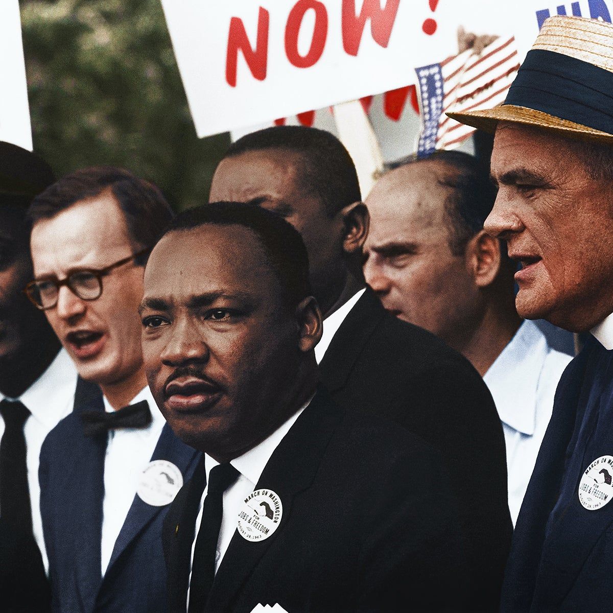 MLK in the March on Washington for Jobs and Freedom