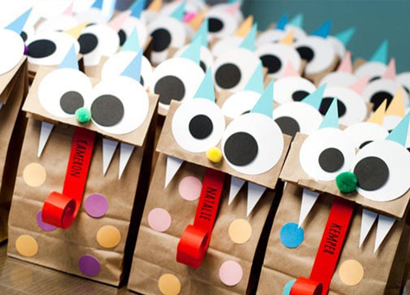 Monster Halloween Treat Bags