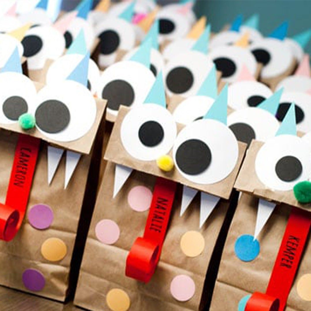 Monster Halloween Treat Bags