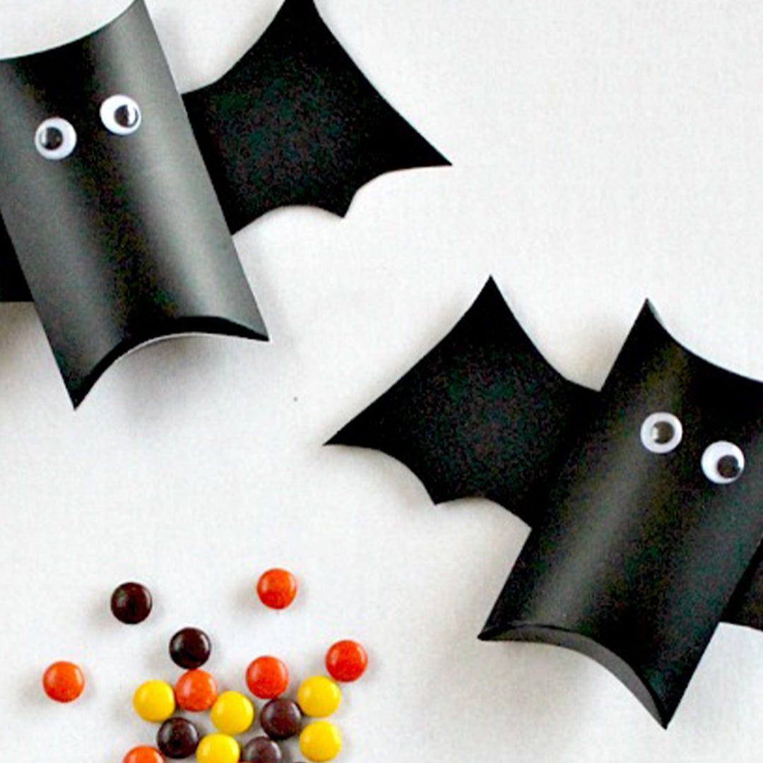 Pillow Box Bat Treat Containers