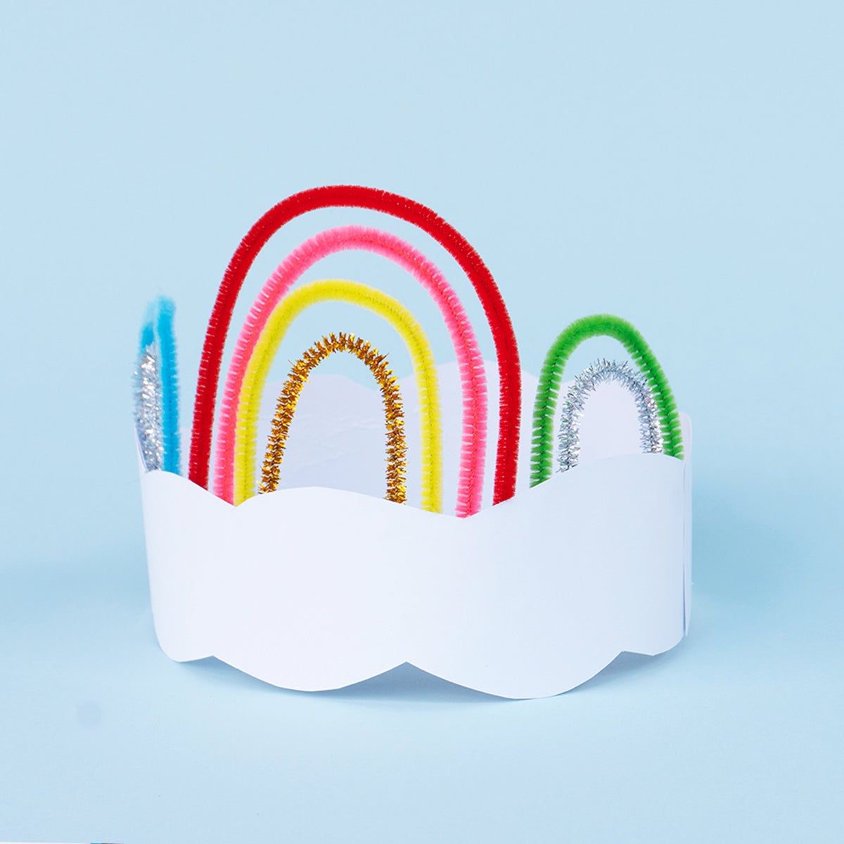 Rainbow Paper Crown