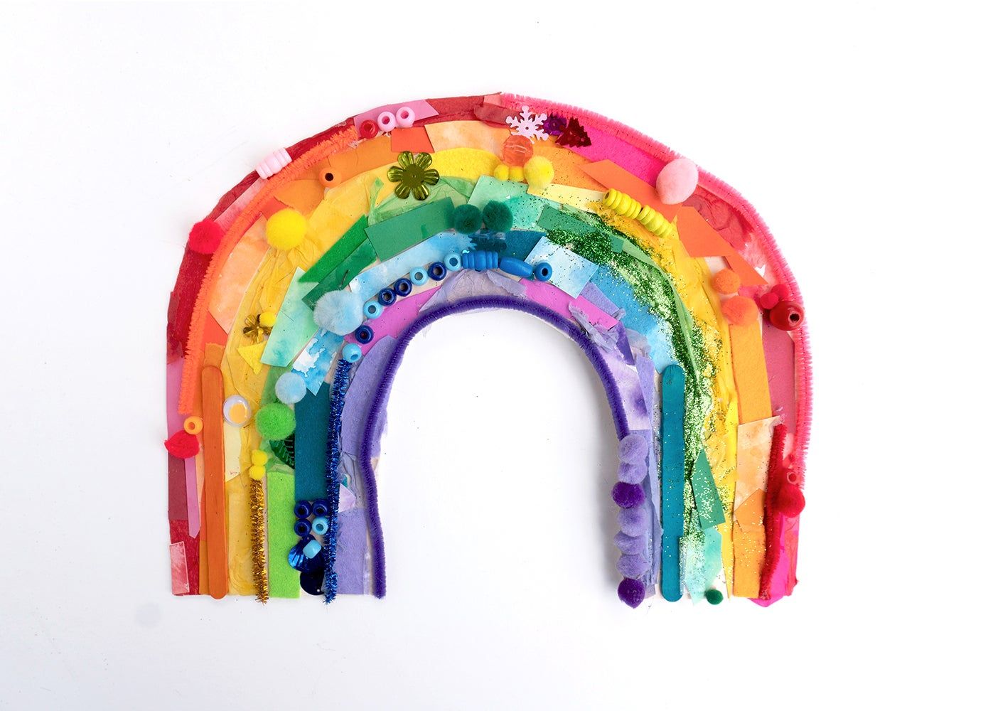 Rainbow Collage Craft