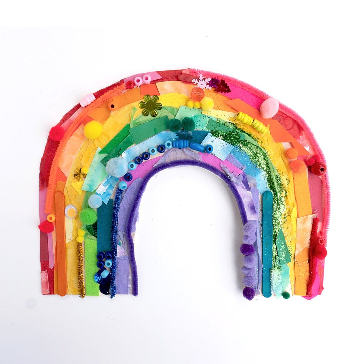Rainbow Collage Craft