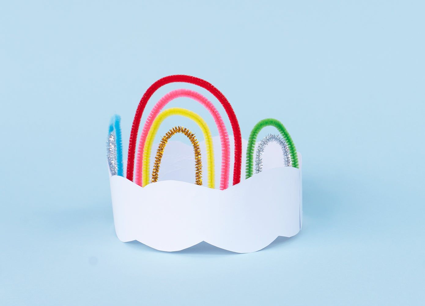 Rainbow Paper Crown