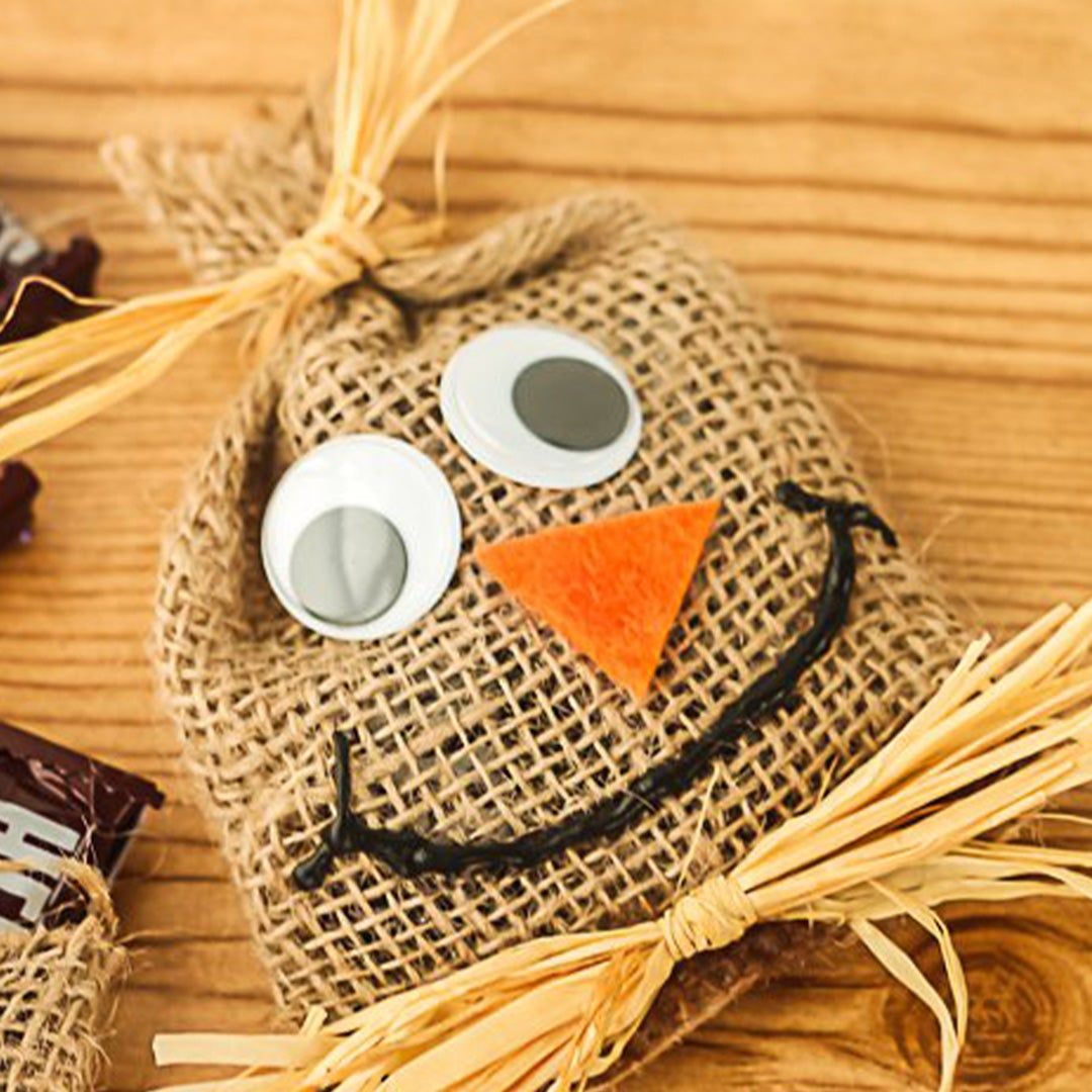 Scarecrow DIY Halloween Treat Bags