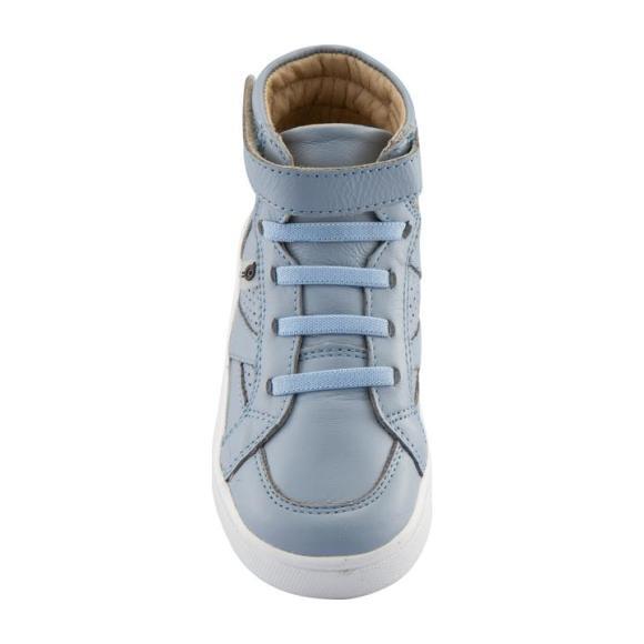 Child Starter Shoes, Dusty Blue With White Soles - Sneakers - 3