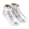 Child Starter Shoes, Silver With White Soles - Sneakers - 4