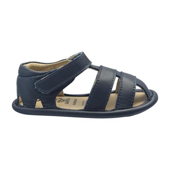 navy blue baby sandals