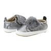 Baby Bambini Pet Shoes, Rich Silver With Dark Grey Fur - Sneakers - 4