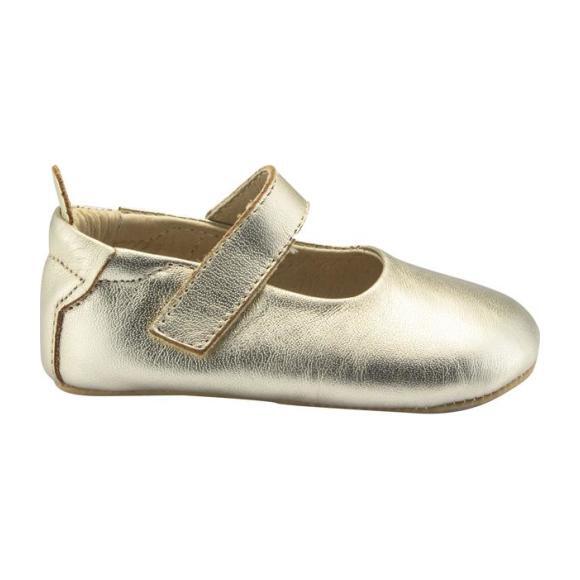 girls gold mary jane shoes