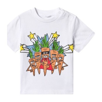 Veggie Gang T-Shirt, White - Tees - 1