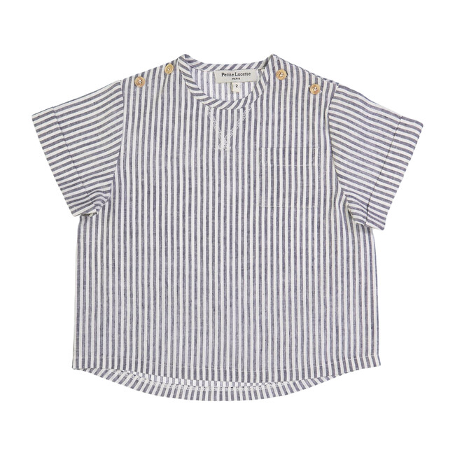 Sebastien Shirt, Grey Stripes - Shirts - 1
