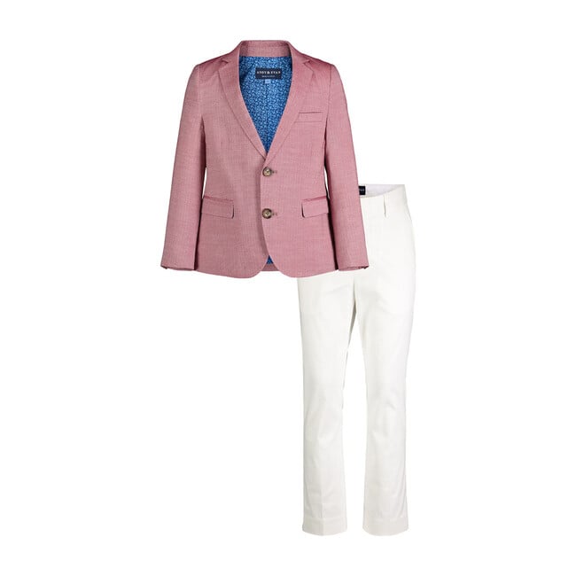 Oxford Blazer And White Pant Set - Suits & Separates - 0