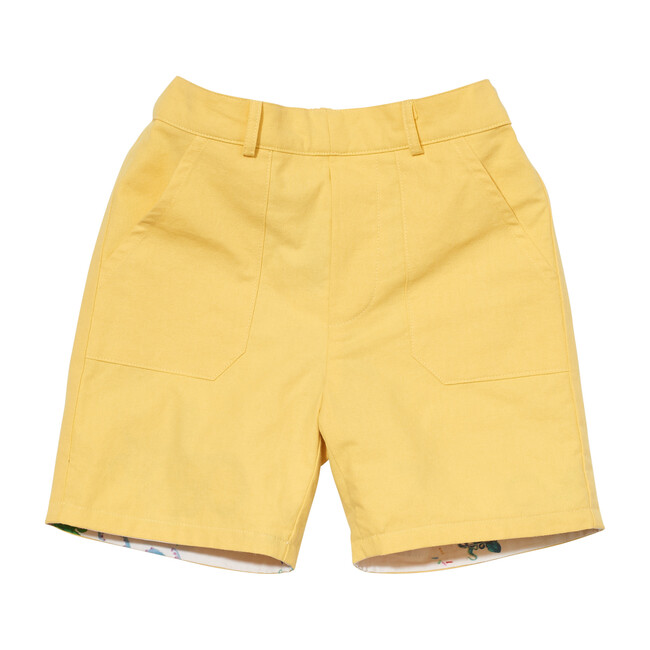 Reversible Short, Yellow & Octopus - Shorts - 1