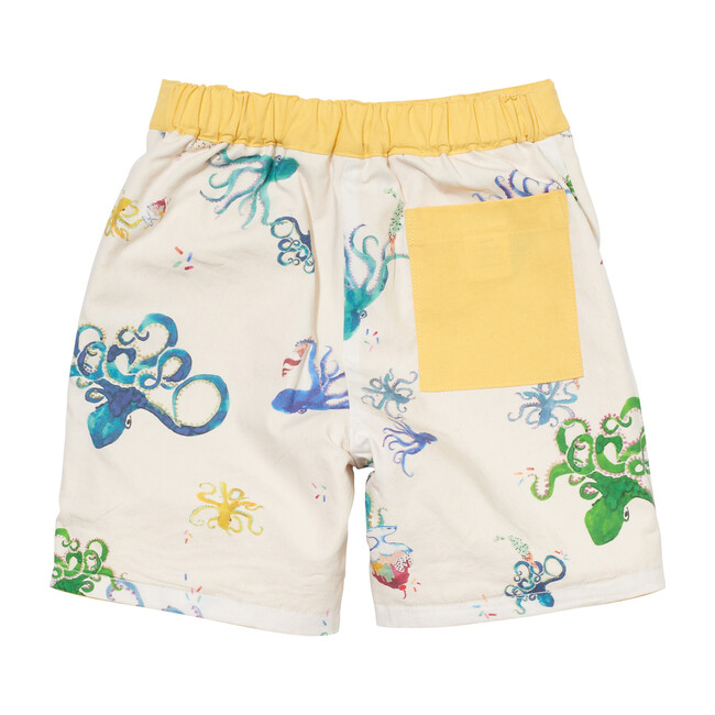Reversible Short, Yellow & Octopus - Shorts - 6