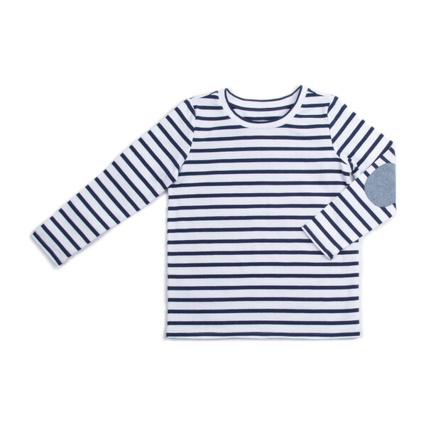 *Exclusive* Henry Shirt, Navy Stripe